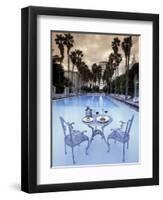 Delano Hotel Pool, South Beach, Miami, Florida, USA-Robin Hill-Framed Photographic Print