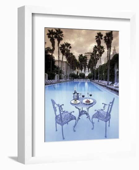 Delano Hotel Pool, South Beach, Miami, Florida, USA-Robin Hill-Framed Photographic Print