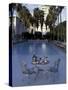 Delano Hotel, South Beach, Miami, Florida, USA-Robin Hill-Stretched Canvas