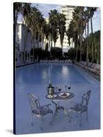 Delano Hotel, South Beach, Miami, Florida, USA-Robin Hill-Stretched Canvas