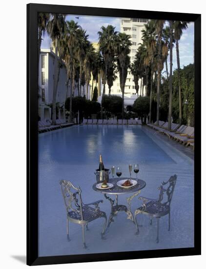 Delano Hotel, South Beach, Miami, Florida, USA-Robin Hill-Framed Photographic Print