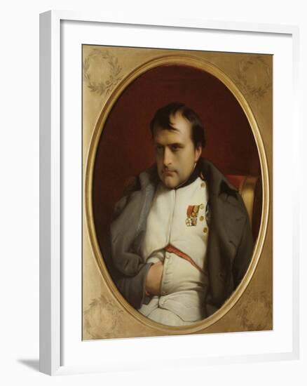 Delaroche, Napoleon after His Farewell Speech at Fontainebleau-Paul Delaroche-Framed Giclee Print