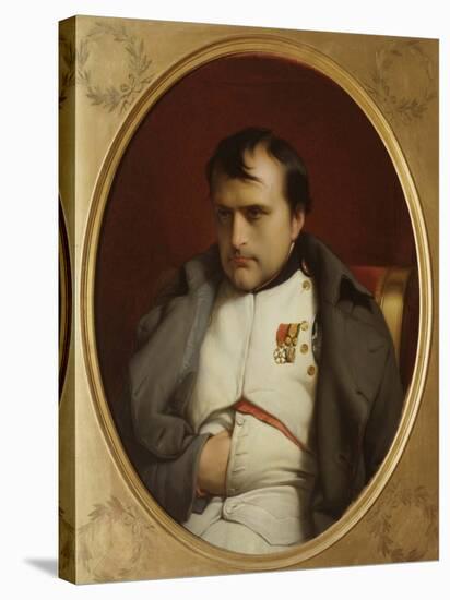 Delaroche, Napoleon after His Farewell Speech at Fontainebleau-Paul Delaroche-Stretched Canvas