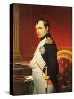 Delaroche, Portrait de l'empereur Napol? 1er dans son cabinet-Paul Delaroche-Stretched Canvas