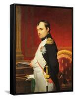 Delaroche, Portrait de l'empereur Napol? 1er dans son cabinet-Paul Delaroche-Framed Stretched Canvas