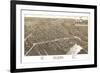 Delavan, Wisconsin - Panoramic Map-Lantern Press-Framed Art Print