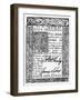 Delaware Banknote, 1776-null-Framed Giclee Print