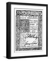 Delaware Banknote, 1776-null-Framed Giclee Print