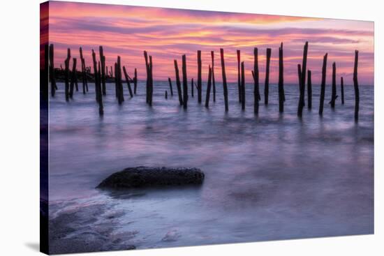 Delaware Bay Sunrise-michaelmill-Stretched Canvas