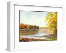 Delaware North from Stockton-Elissa Gore-Framed Giclee Print