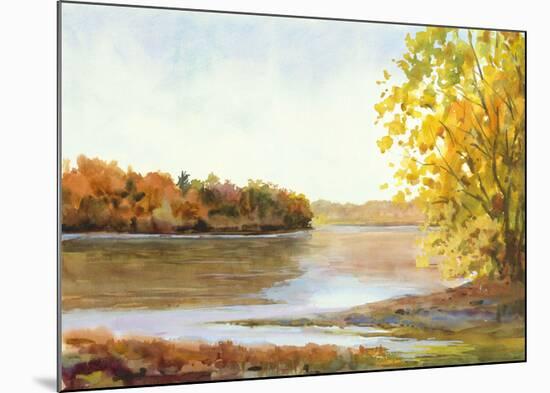 Delaware North from Stockton-Elissa Gore-Mounted Giclee Print