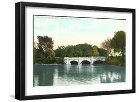 Delaware Park, Buffalo, New York-null-Framed Art Print