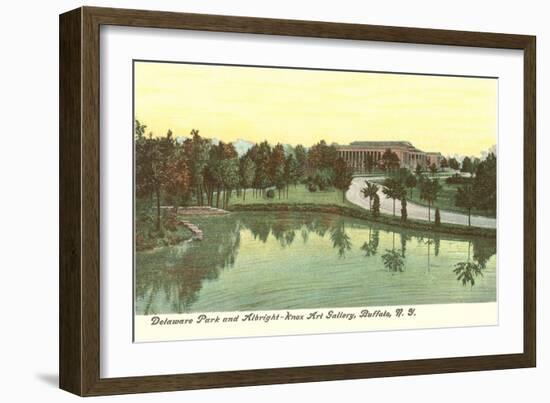 Delaware Park, Buffalo, New York-null-Framed Art Print