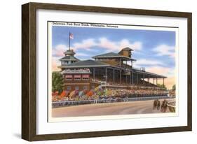 Delaware Park Race Track, Wilmington, Delaware-null-Framed Art Print