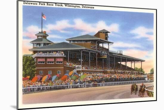 Delaware Park Race Track, Wilmington, Delaware-null-Mounted Art Print