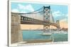 Delaware River Bridge, Philadelphia, Pennsylvania-null-Stretched Canvas