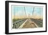 Delaware River Bridge, Philadelphia, Pennsylvania-null-Framed Art Print