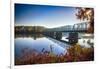 Delaware River Bridge-George Oze-Framed Photographic Print