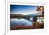 Delaware River Bridge-George Oze-Framed Photographic Print