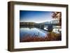 Delaware River Bridge-George Oze-Framed Photographic Print