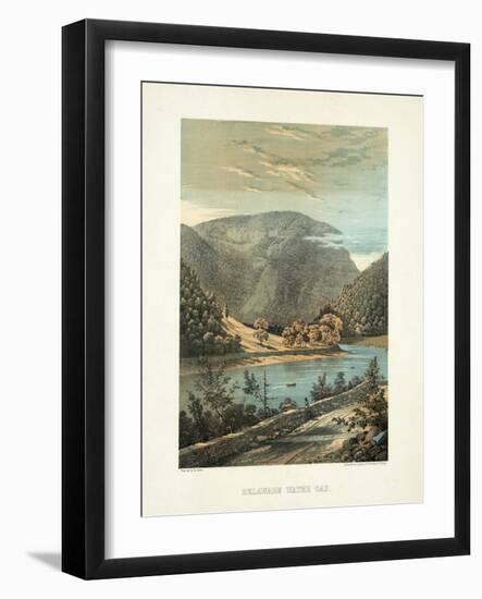 Delaware Water Gap-James Fuller Queen-Framed Giclee Print