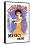 Delbeck Reims Champagne-Leonetto Cappiello-Framed Stretched Canvas