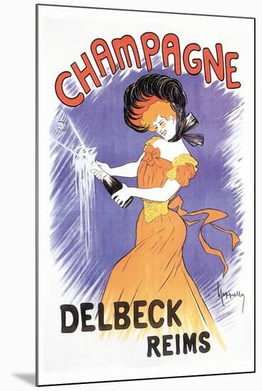 Delbeck Reims Champagne-Leonetto Cappiello-Mounted Art Print