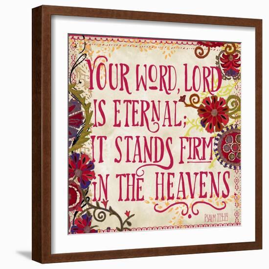 Delecor Psalm I-Art Licensing Studio-Framed Giclee Print