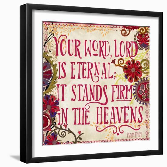 Delecor Psalm I-Art Licensing Studio-Framed Giclee Print