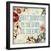 Delecor Psalm II-Art Licensing Studio-Framed Giclee Print