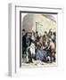 Delegates Signing the Declaration of American Independence, July 4, 1776-null-Framed Premium Giclee Print