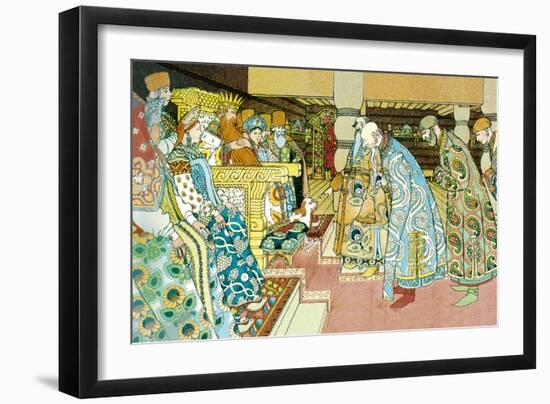 Delegates-Ivan Bilibin-Framed Art Print