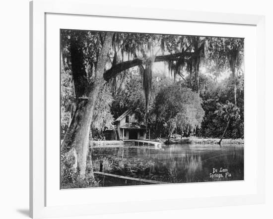 Deleon Springs, Florida - Scenic View-Lantern Press-Framed Art Print