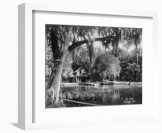 Deleon Springs, Florida - Scenic View-Lantern Press-Framed Art Print