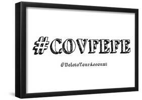 #DeleteYourAccount-null-Framed Poster