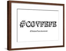 #DeleteYourAccount-null-Framed Poster