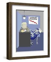 Deleting Spam-Linda Braucht-Framed Giclee Print