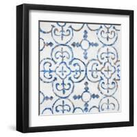 Delft Blue Pattern 1-Hope Smith-Framed Art Print