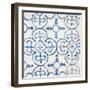 Delft Blue Pattern 1-Hope Smith-Framed Art Print