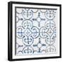 Delft Blue Pattern 1-Hope Smith-Framed Art Print