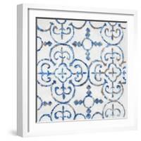 Delft Blue Pattern 1-Hope Smith-Framed Art Print