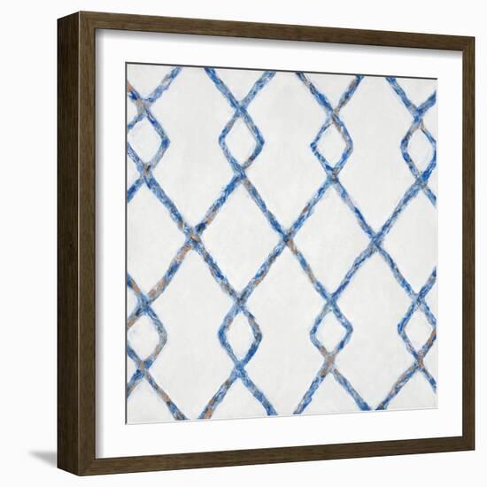 Delft Blue Pattern 2-Hope Smith-Framed Art Print
