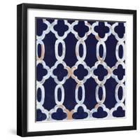 Delft Blue Pattern 3-Hope Smith-Framed Art Print