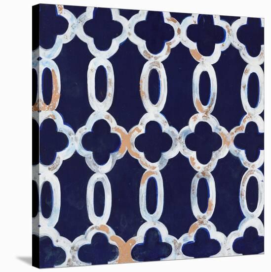 Delft Blue Pattern 3-Hope Smith-Stretched Canvas