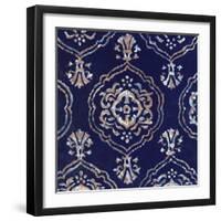 Delft Blue Pattern 4-Hope Smith-Framed Art Print