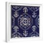 Delft Blue Pattern 4-Hope Smith-Framed Art Print