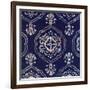 Delft Blue Pattern 4-Hope Smith-Framed Art Print