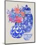 Delft Blue Vases I-Melissa Wang-Mounted Art Print