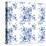 Delft Delight Pattern I-Kristy Rice-Stretched Canvas