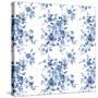 Delft Delight Pattern I-Kristy Rice-Stretched Canvas